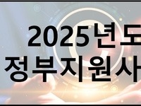 2025년 정부지원사업 소개